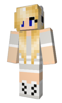 Minecraft скин по нику GirlInWhite