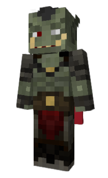 Minecraft скін по ніку WizardyDragons