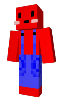 Minecraft skin Red_Pink