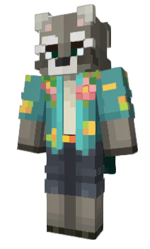 Minecraft скін по ніку HzRakun