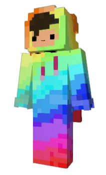 Minecraft skin Rainbew