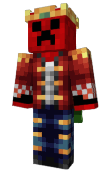 Minecraft skin UkraineCreeper
