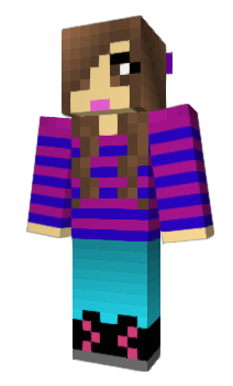 Minecraft скін по ніку GirlGamer00