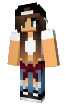 Minecraft skin chica04