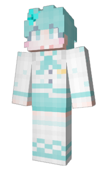 Minecraft скин по нику cuteggirl