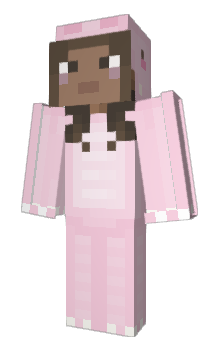 Minecraft skin dino_girl