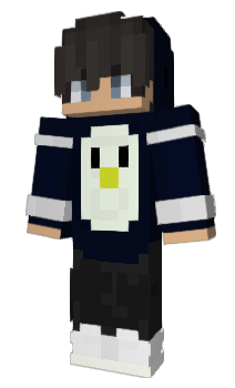 Minecraft skin PinguimAzul