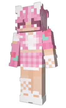 Minecraft skin strawberrgirl