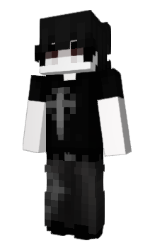 Minecraft skin halvet