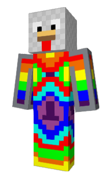 Minecraft скин по нику rainbowfro