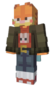 Minecraft скін по ніку Garf_The_Cat