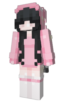 Minecraft скін по ніку PiggyPurple