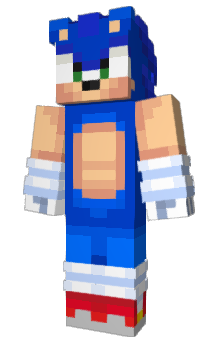 Minecraft skin SpeedyBlueBlur