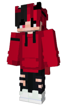 Minecraft skin Red_Black_