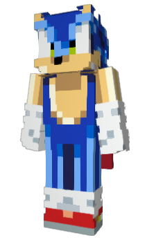 Minecraft skin Sonic2006