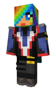 Minecraft skin RainbowChin