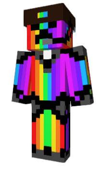Minecraft skin Rainbow0903