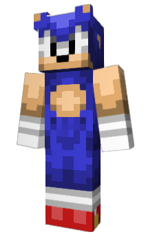 Minecraft skin SONICeg