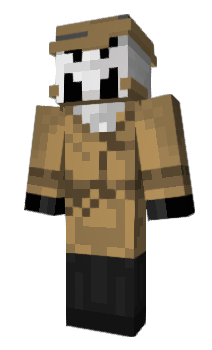Minecraft skin Rorschach_