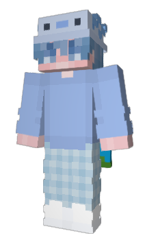 Minecraft скин по нику TheBlue1123
