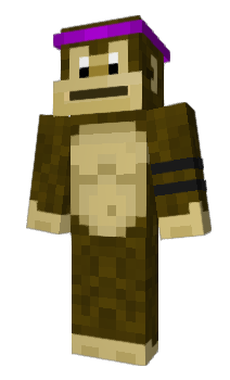 Minecraft skin Monkeyblack
