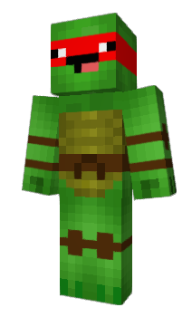 Minecraft скин по нику NinjaTurtleRed