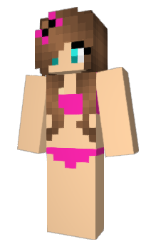 Minecraft скин по нику ImJustAGirl