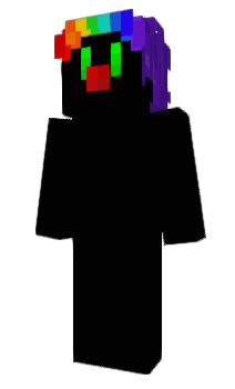 Minecraft skin RainbowClown