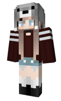 Minecraft скин по нику Girl_Hero