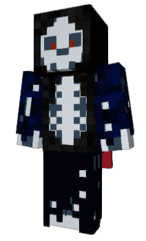 Nightmare Sans Minecraft Skin