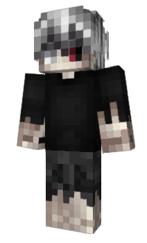 Minecraft skin kanekihaise