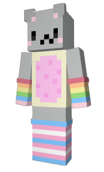 Minecraft скин по нику raspberrykittyx