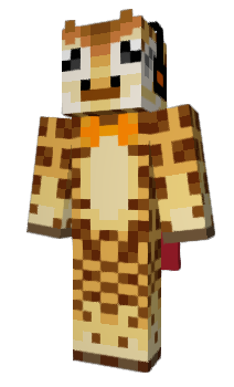 Minecraft skin Giraf