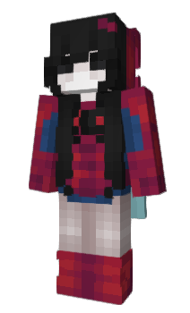 Minecraft скин по нику Spiderr_girl