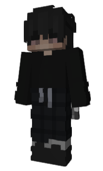 Minecraft skin BlackOilyMan