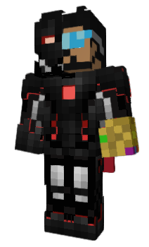 Minecraft skin Ironman02