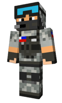 Minecraft skin ArmyGhost1312