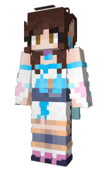 Minecraft скин по нику nasyalynnaia