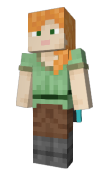 Minecraft skin Holyaxe