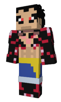 Minecraft skin luffy2