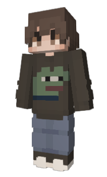 Minecraft скин по нику Idiotizmik