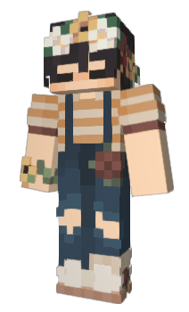 Minecraft skin BogzBloom