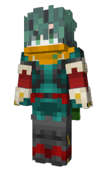 Minecraft skin Dark_Deku