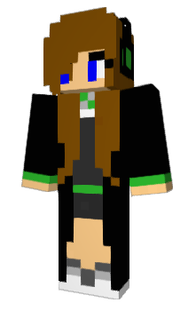 Minecraft skin SlytherinGirl