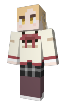 Minecraft skin mami_tomoe