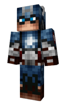 Minecraft skin capitainamerika
