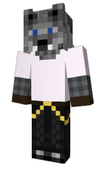 Minecraft skin WolfAdventurer