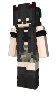 Minecraft скин по нику CuteGirlKawaii