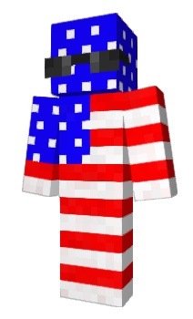 Minecraft skin Amerikali