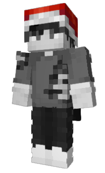 minecraft skins for a boy with a gray hat